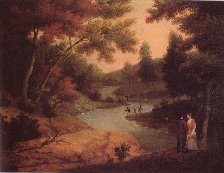 James Peale View on the Wissahickon china oil painting image